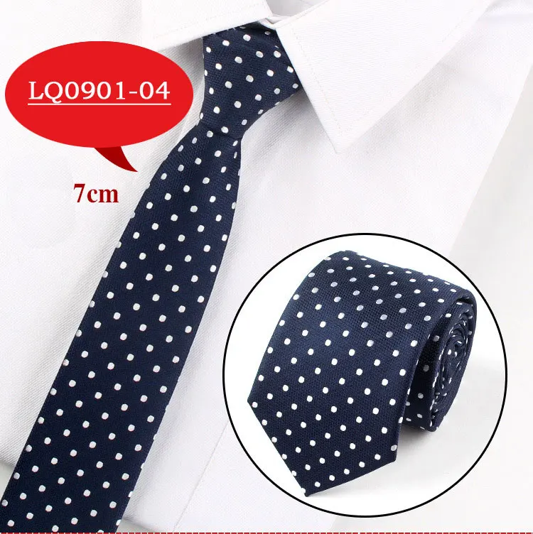 LQ0901-04 Men Tie Fashion 7cm Classic Luxury Jacquard Woven Neckties Factory Seller Bridegroom Business Wedding Accessories Shirt Neck Tie - Цвет: LQ0901-04