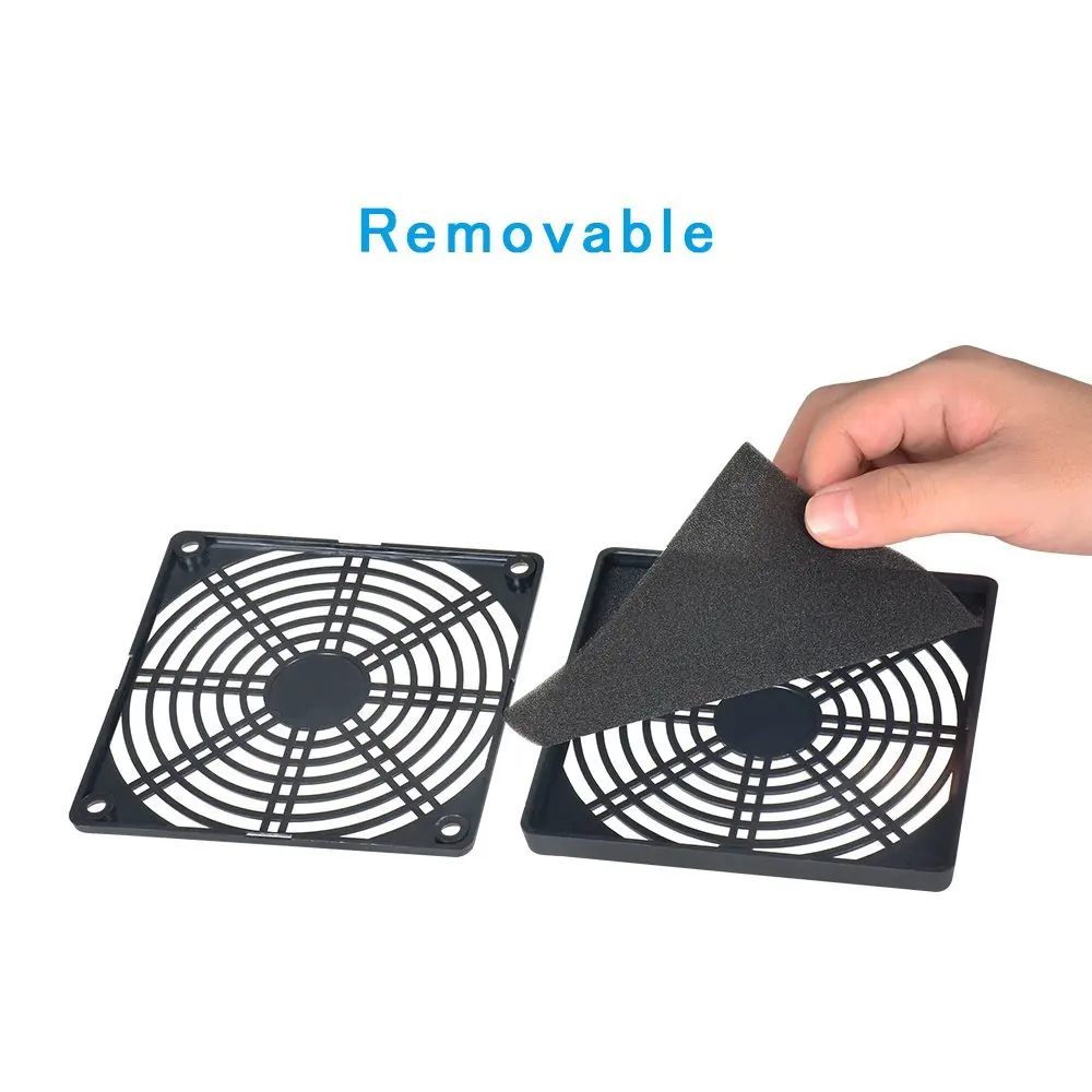 1pcs 125mm 85mm Fan Dust Filter Dustproof Screen PC Computer Case Mesh Sponge Black Washing | Компьютеры и офис