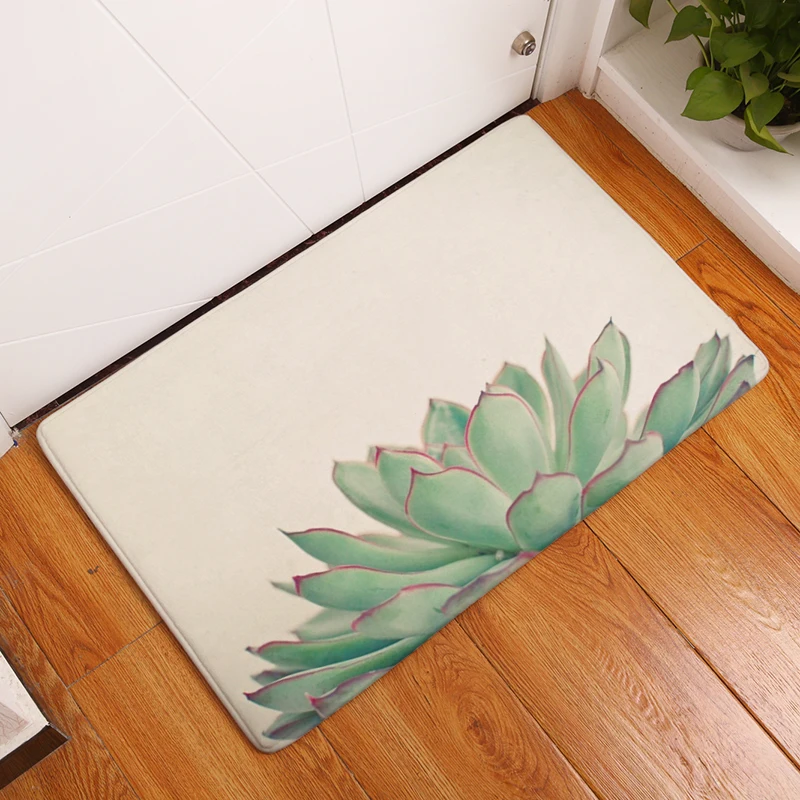 Фотообои с рисунком растений и фруктов напольные коврики для кухни ванной 40x60 50x80