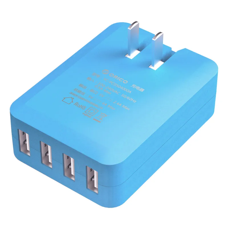 USB зарядное устройство ORICO 4 порта умное для Samsung Xiaomi Huawei планшета устройство|charger