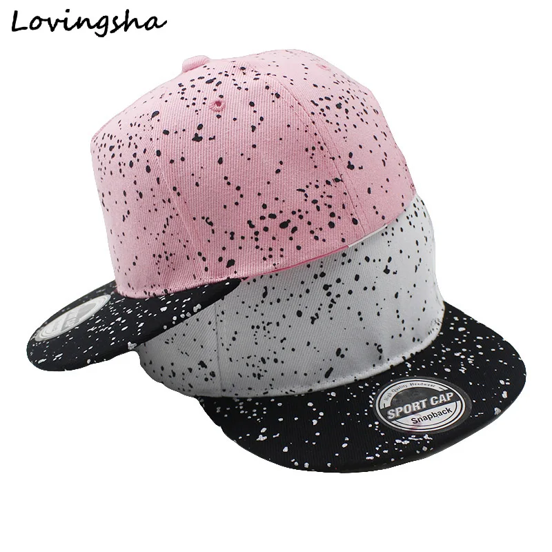 Lovingsha мальчик Бейсболки для женщин От 3 до 8 лет малыш Dot Дизайн Snapback шапки высокого