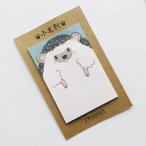 Hedgehog 30 страниц Kawaii Мультфильм Шиба ину Ежик кролик Lucky Cat блокноты студент канцелярские Блокнот Школа канцелярских товаров - Цвет: Hedgehog