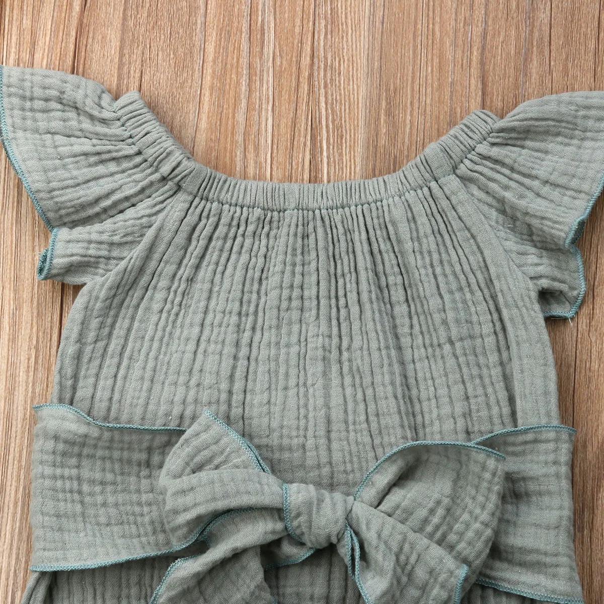 Детский комбинезон без рукавов Pudcoco для маленьких девочек летние комбинезоны