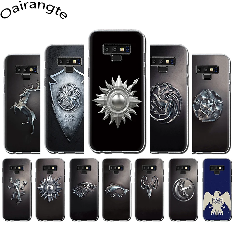 Жесткий чехол для телефона Game Thrones dazenerys Nine Family Crests Samsung Galaxy A3 A5 2016 2017 A7 A8 A9 2018 A 10 30 40