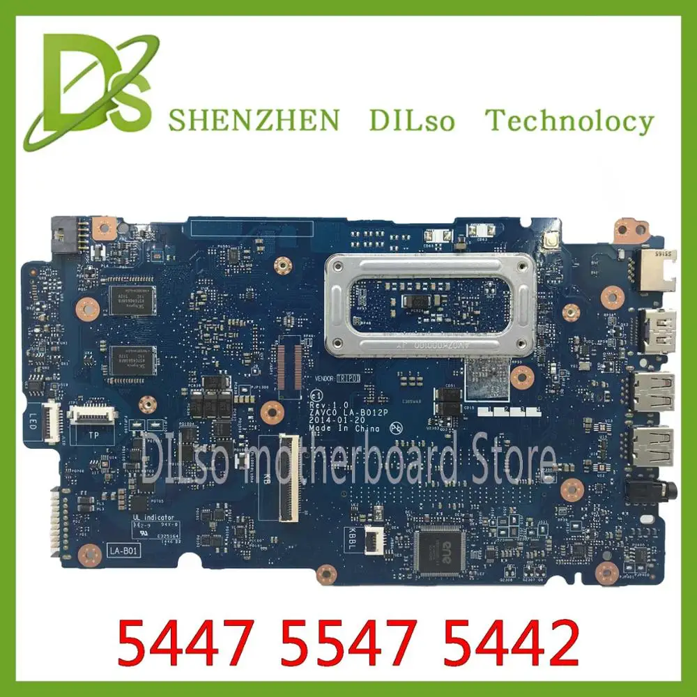 KEFU LA-B012P для Dell Inspiron 5447 5547 5442 материнская плата ноутбука REV: 1 0 PM i5-4210u CN-056DXP 56DXP