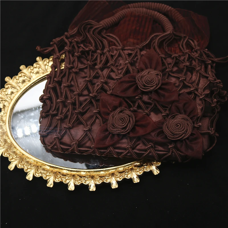 Женская модная плетеная сумка на плечо однотонная тканые пляжные сумки женские