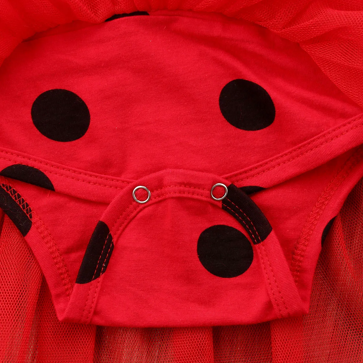 Костюм божья коровка для новорожденных девочек комбинезон пачка + шляпа нарядное