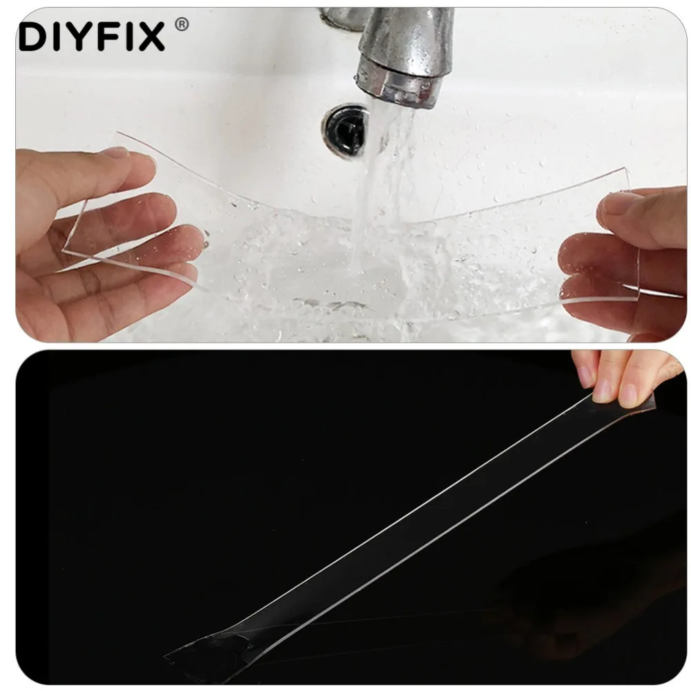 DIYFIX многофункциональная нано Двухсторонняя клейкая лента многоразовая наклейка