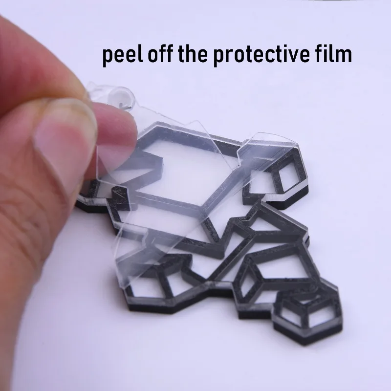 2019 новые полые прямоугольные геометрические черные акриловые висячие серьги с