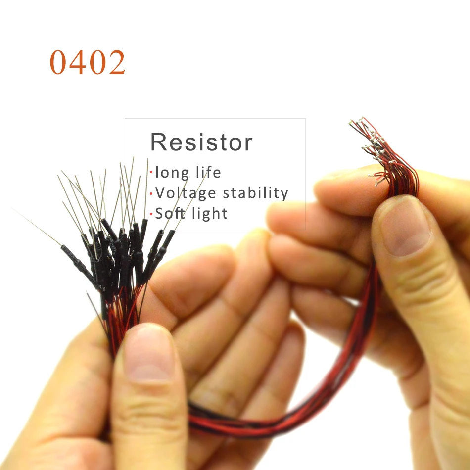 20 шт. с резистором 1 5 K 0402 SMD модель поезд в масштабе HO N OO предварительно припаянные