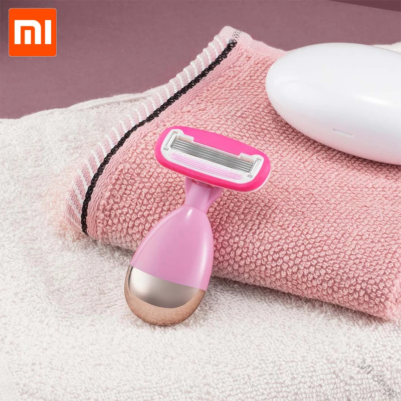 Новая Женская бритва Xiaomi Zhibai всего 18 г маленькая и портативная Съемная моющаяся