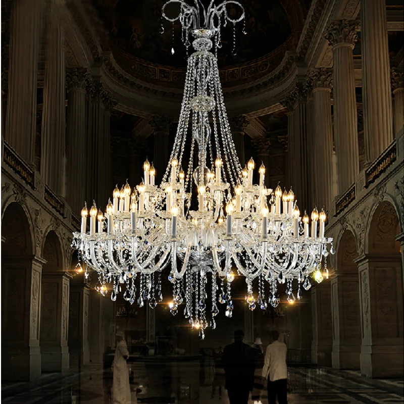 хрустальные многоярусные Чешские люстры хрустальная люстра гостиная Люстры