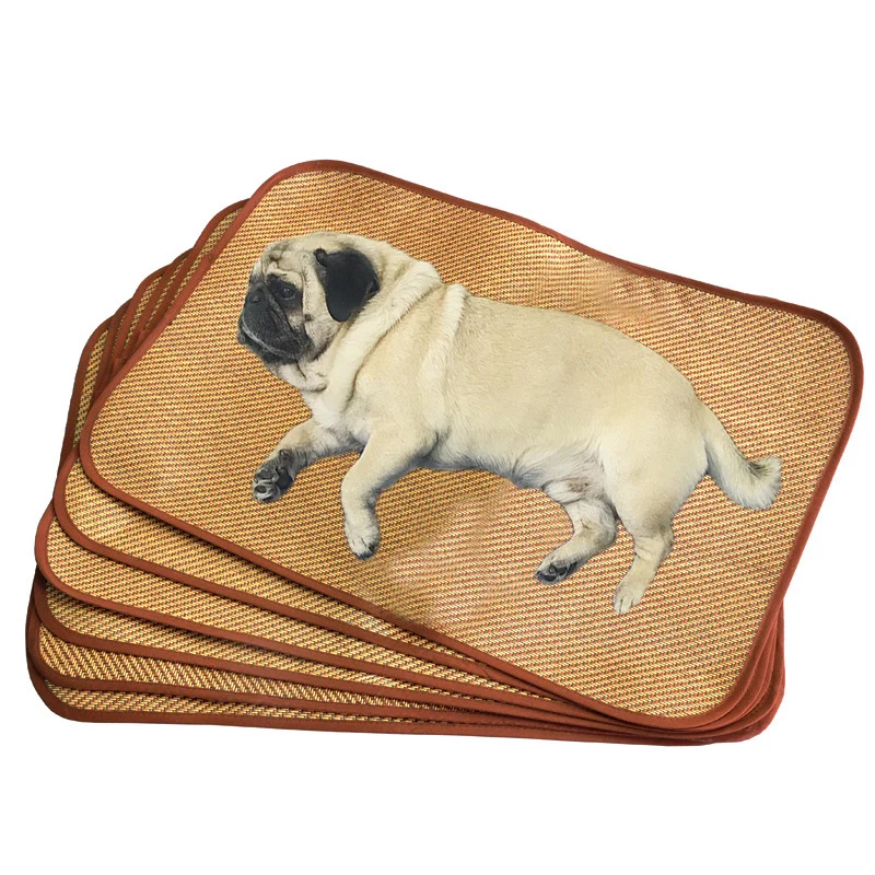 

Fashion Multiple sizes Summer Breathable Cool Mat Popular 1PC Hot Sale Pet mat Cat Dog Pet Supplies Comfortable