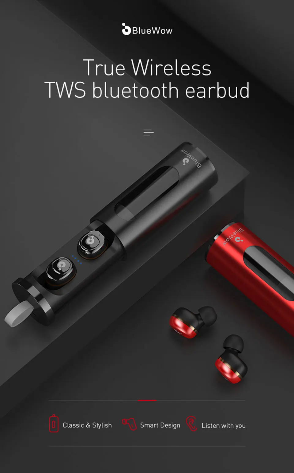 Bluetooth 5,0 настоящие беспроводные Bluetooth наушники Hi-Fi стерео мини Спортивные Беспроводные наушники с шумоподавлением Bluetooth гарнитуры