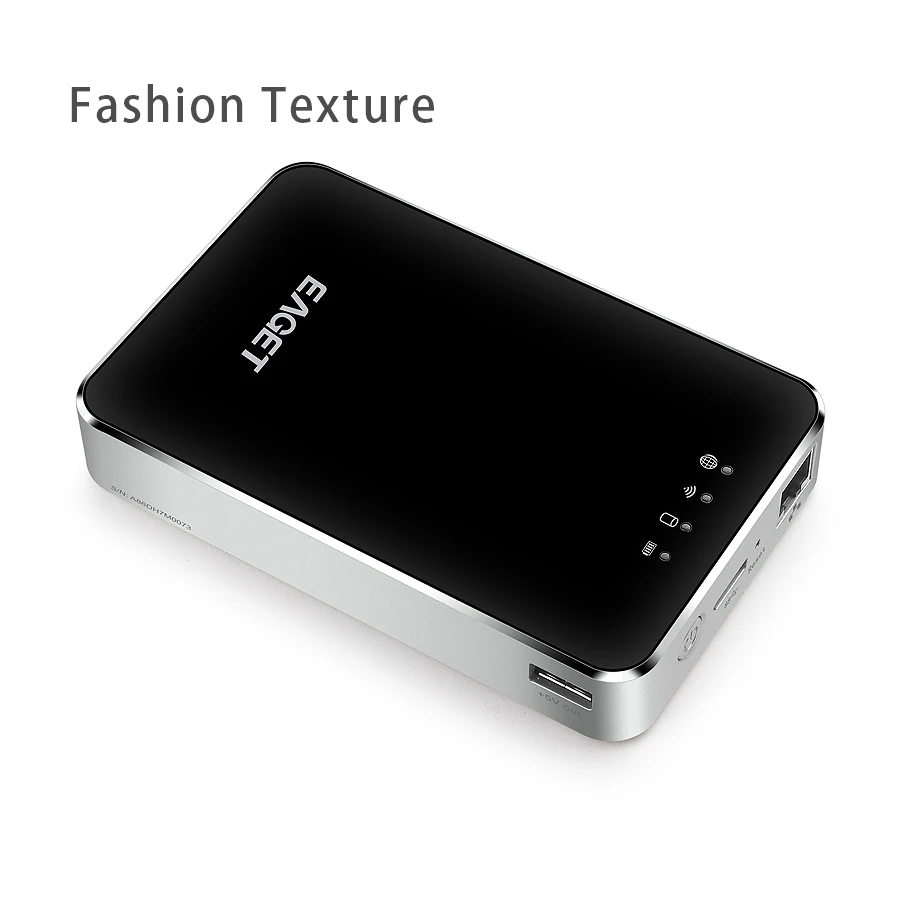 Original EAGET A86 1TB Wirless WiFi USB 3.0 High-Speed External Hard Disk Drives HDD 3G Router 3000mA Polymer Mobile power Bank |