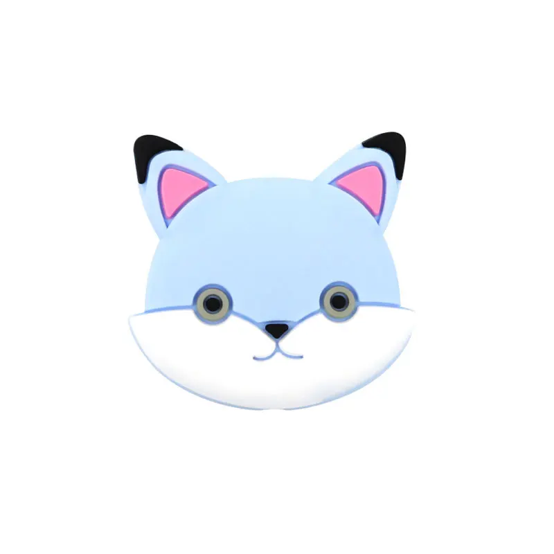 2 шт. мультфильм Силиконовые зубное кольцо еда класс Прорезывания Зубов Бусины