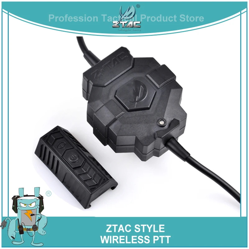 Z TAC Style Тактический беспроводной адаптер PTT качественные беспроводные наушники
