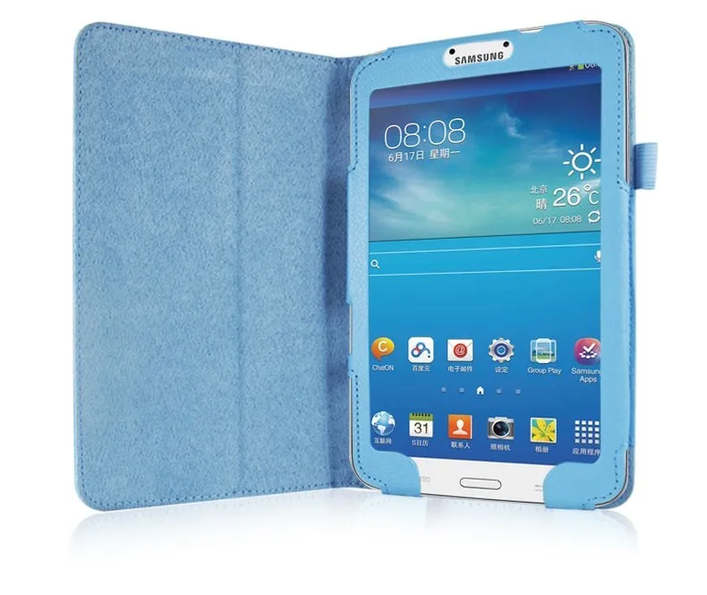 Чехол-книжка для планшета samsung Galaxy Tab 3 Lite 7,0 T110 T111 T113NU T116, защитный чехол-подставка из искусственной кожи для samsung TAB E 7,0