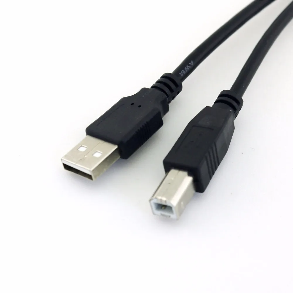 Фото Кабель-Переходник USB 2.0 Type A (штекер)-USB 2,0 B (штекер) для принтера, сканера, 1 фут, 1 шт. №2