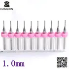 10 шт., вольфрамовый карбид, резак для печатных плат 1,0 мм, Гравировальный инструмент рыбий хвост, фрезерные станки с ЧПУ, инструменты для гравировки древесины