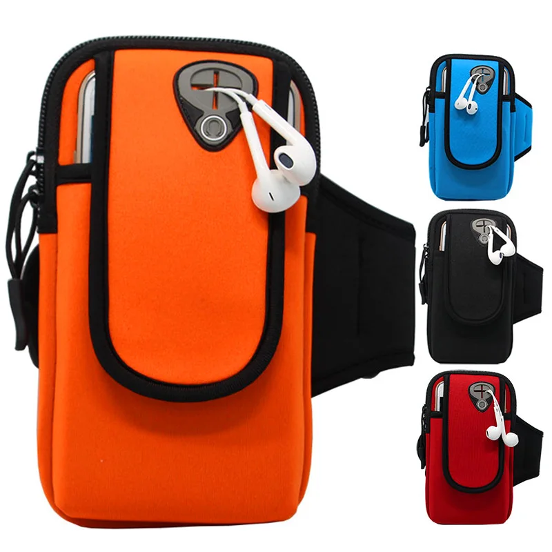 6 дюймов нарукавная Повязка для iPhone 7 Plus 8 чехол спортивного зала телефона Samsung Galaxy