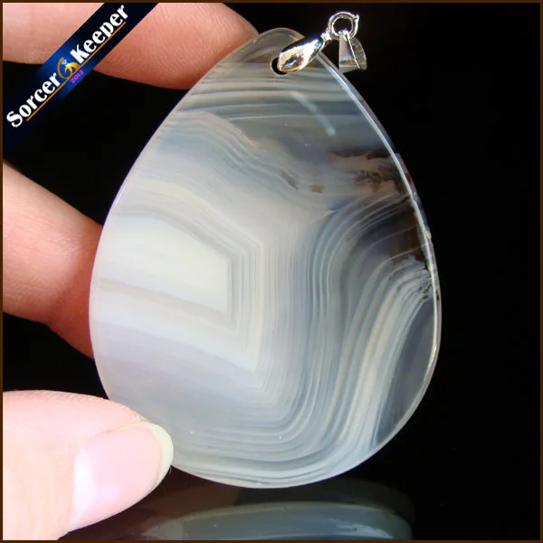 Мужские ювелирные изделия горка крупные натуральные камни подвеска ожерелье