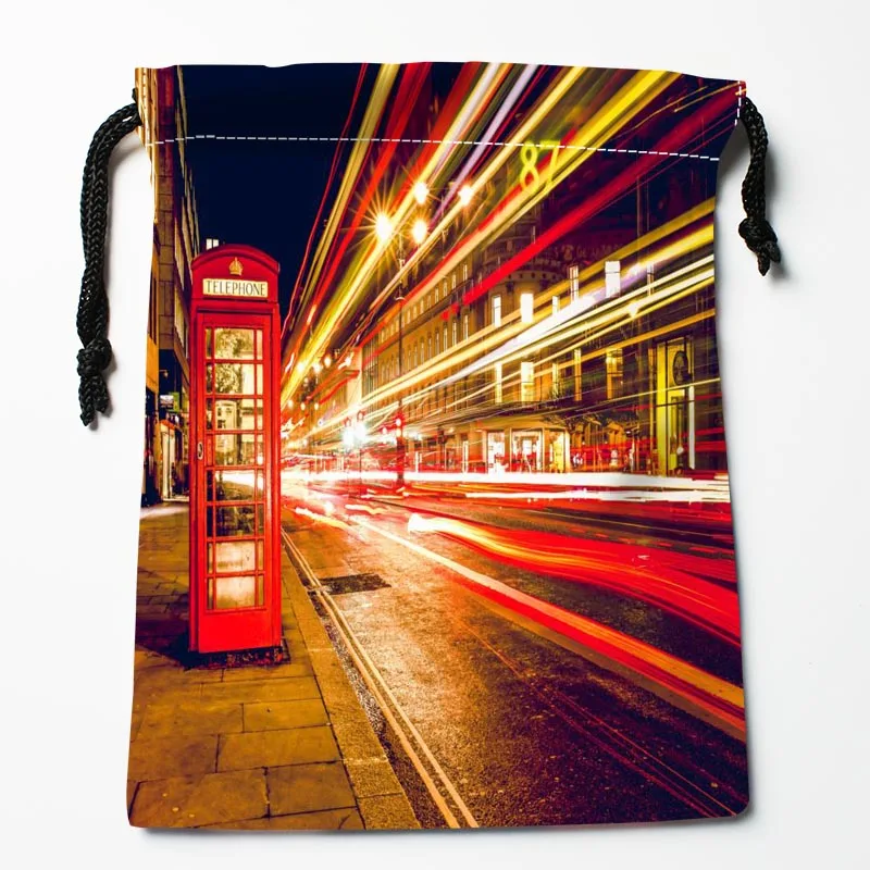 Новое прибытие Лондон Англия Skyline Art Drawstring Bags Custom Storage Printed Receive Bag Type Size 18X22cm | Дом и