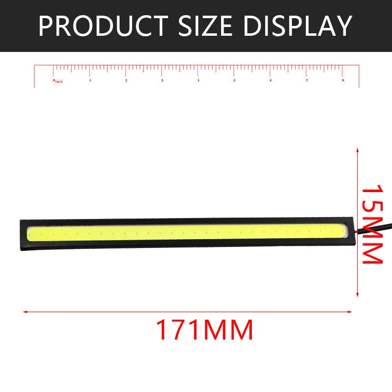 1 шт. обновление ультра яркий светодиодный дневные ходовые огни DC 12V 17 см