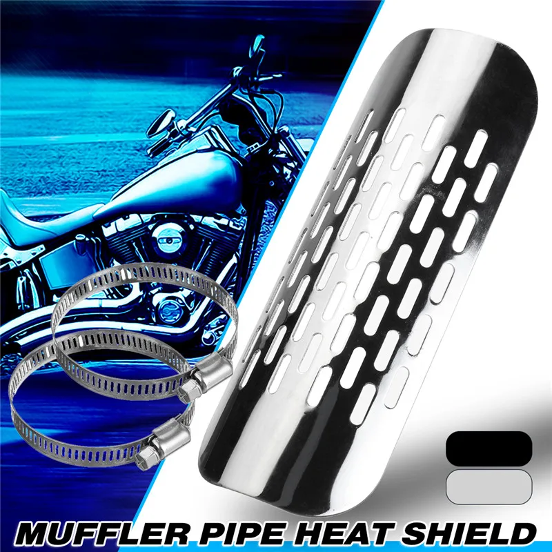 Металлический выхлопной тепловой экран для Мотоциклов Harley/Kawasaki/Honda/Suzuki 1 7/8 дюймов