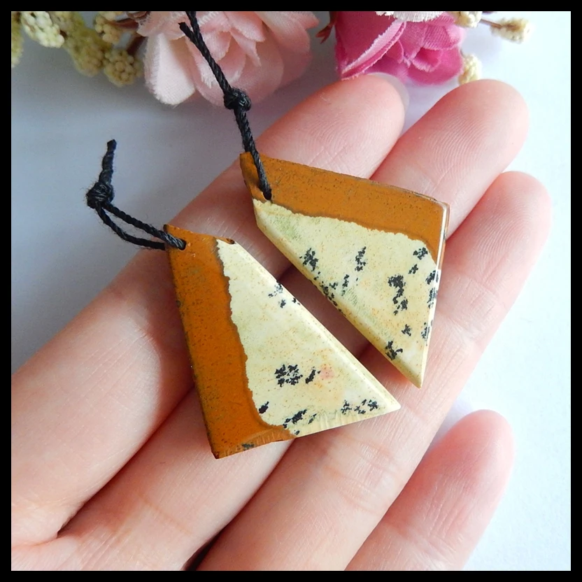Бусины для сережек Chohua jasper модные полудрагоценные камни ювелирные изделия