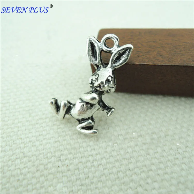 Подвески в виде кролика для изготовления ювелирных изделий 20 шт./лот 19 мм * 12