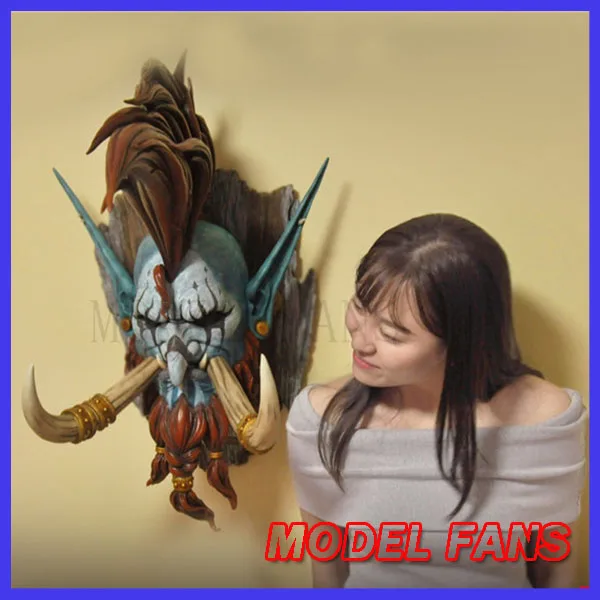 Модельные вентиляторы в наличии lin studio 1/1 wow VolJin head gk статуя из смолы настенного