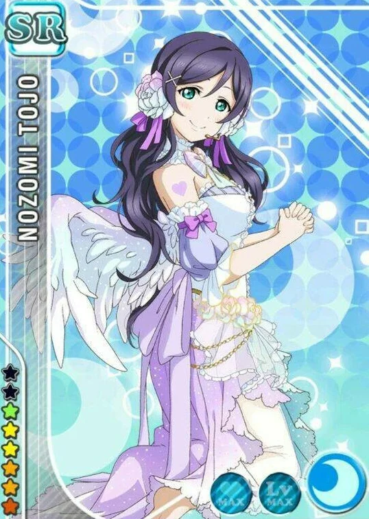 Аниме! Love live! Костюм Tojo Nozomi для косплея белый с ангелом| |