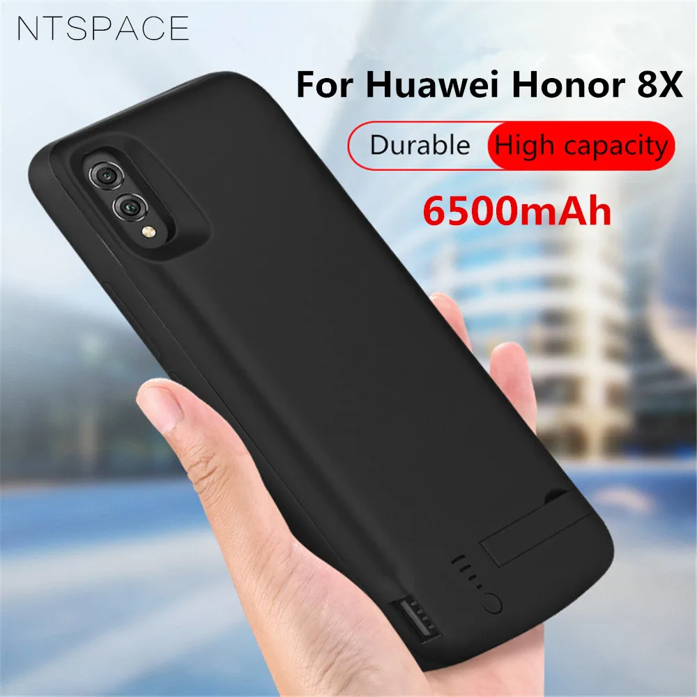 Чехол NTSPACE power Bank для huawei Honor 8X, чехол для аккумулятора, 6500 мА/ч, запасной аккумулятор, зарядное устройство, чехол s для Honor 8X, чехол для зарядки