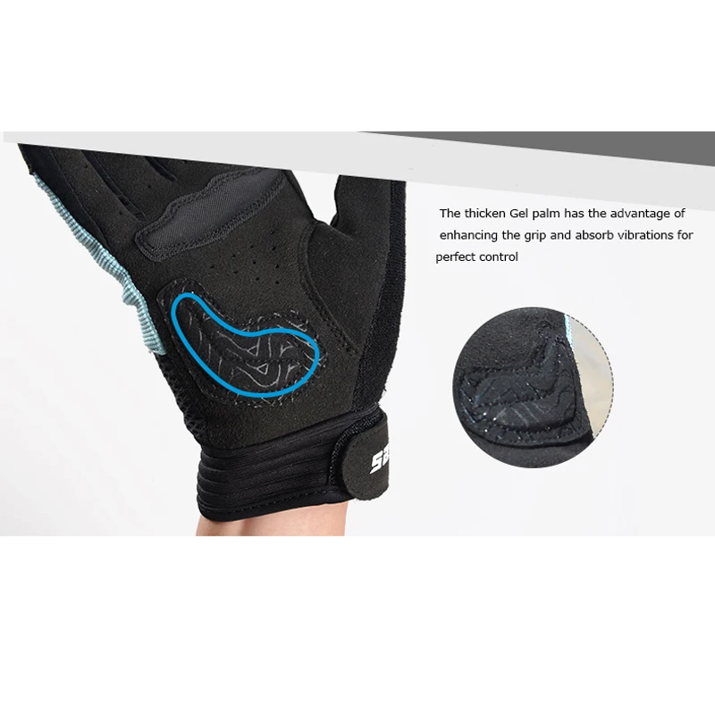 Sahoo 421321 Touchscreen Non-slip Full Finger Cycling Bike Bicycle Gloves Mittens For Gym Fitness Running Hiking Camping | Спорт и