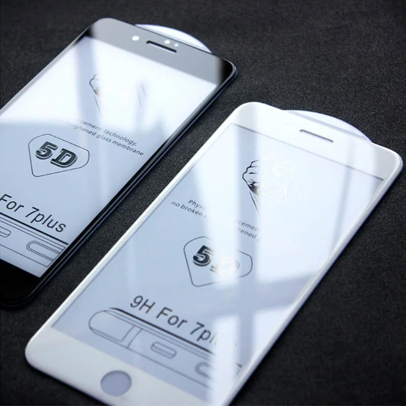 5D Full Glass cover For iPhone 6s Screen Protector iPhone6plus protection Film | Мобильные телефоны и аксессуары