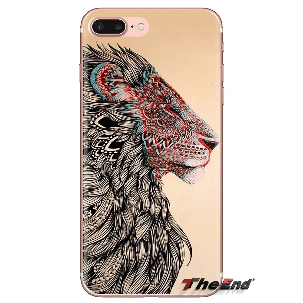 2018 flame Lion Transparent Soft Shell Covers For Xiaomi Mi3 Samsung A10 A30 A40 A50 A60 A70 Galaxy S2 Note 2 Grand Core Prime |