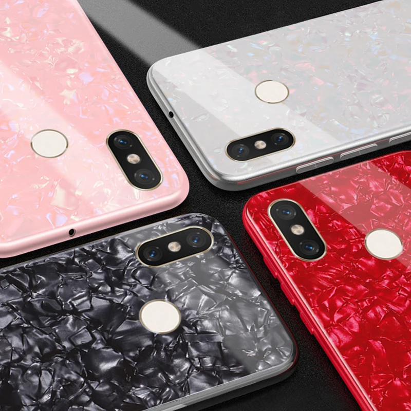 Чехол накладка для Xiaomi Mi 9 закаленное стекло силикон мягкий ТПУ мраморный узор в