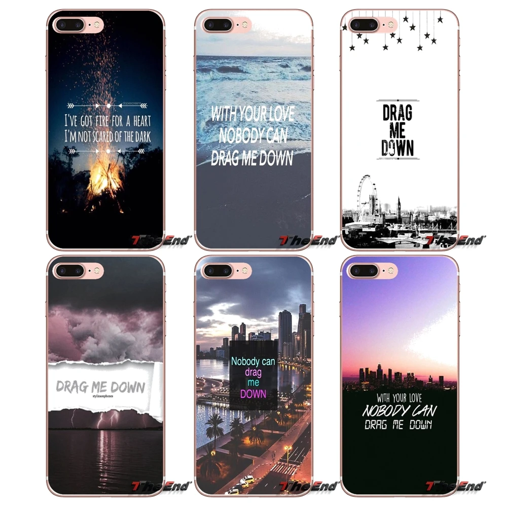 Drag Me вниз one Direction 1D текст для huawei P Smart Y6 P8 P9 P10 Plus Nova P20 Lite Pro Mini 2017 SLA L02 L22 2i