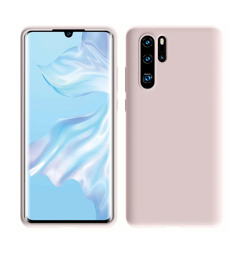 Pink Жидкий силиконовый чехол для huawei P30 P20 Pro Коврики 20 Lite Y5 Y6 Y7 Y9 P Smart плюс на Honor 10i 9 Lite 8X 8A Pro Nova 4 3 3i - Цвет: Pink