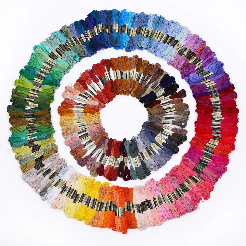 36/50 цветная хлопковая нить для вышивки крестиком | Дом и сад