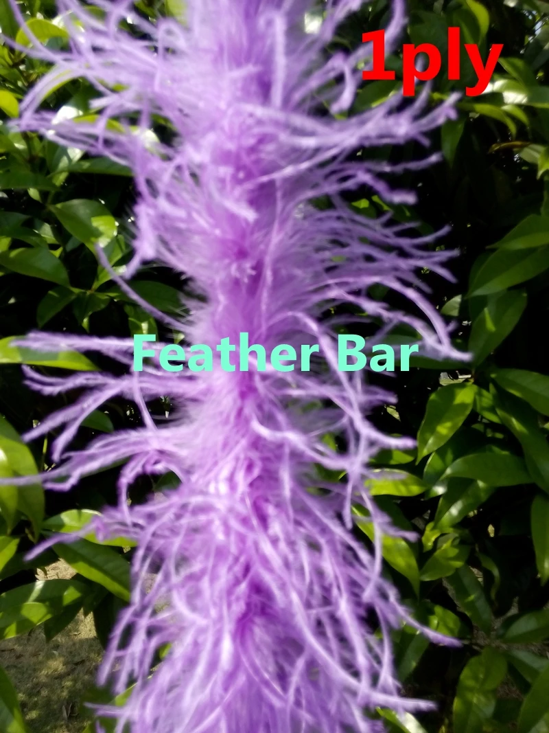 Новое поступление! 10 м/лот светло-фиолетовые костюмы боа из страуса/отделка для