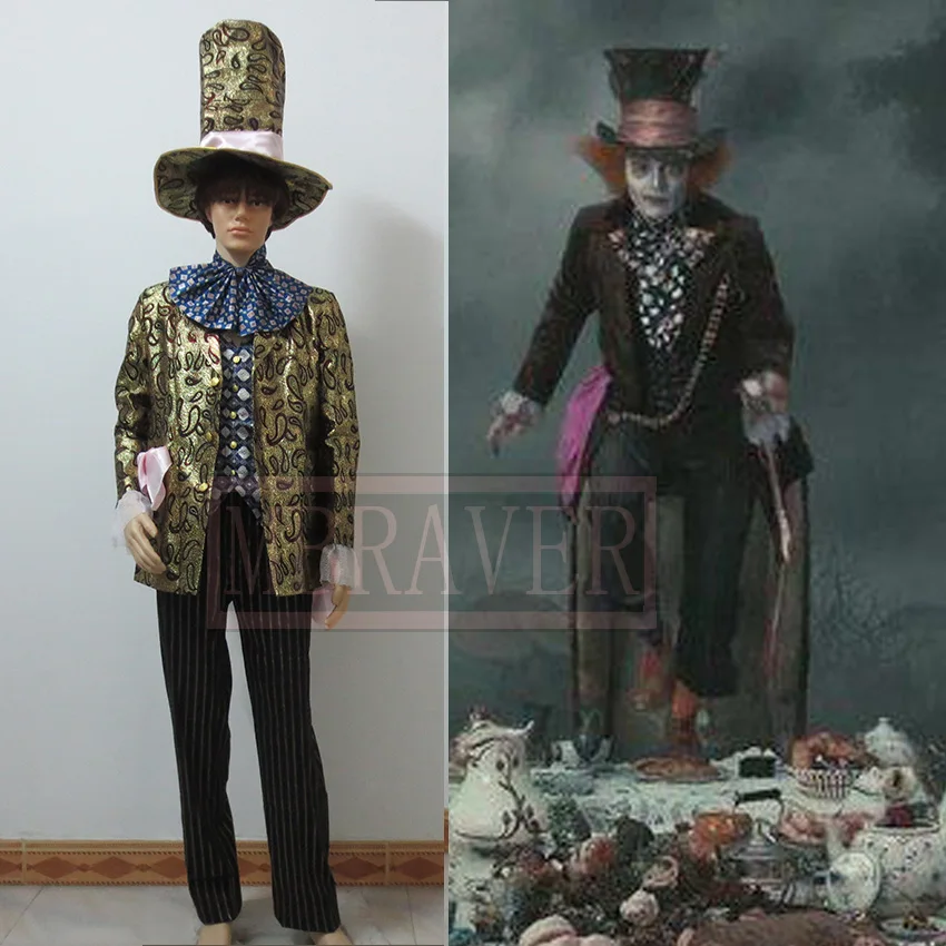 На костюм безумного Шляпника Джонни Деппом значок из кинофильма &quotКосплэй