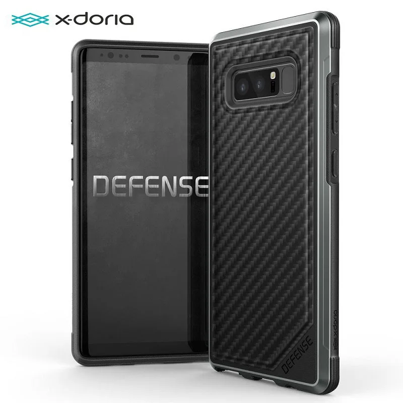 X-Doria Defense Lux Case for Samsung Galaxy Note 8 Cover Military Grade Drop Tested Phone Protective Aluminum Frame |