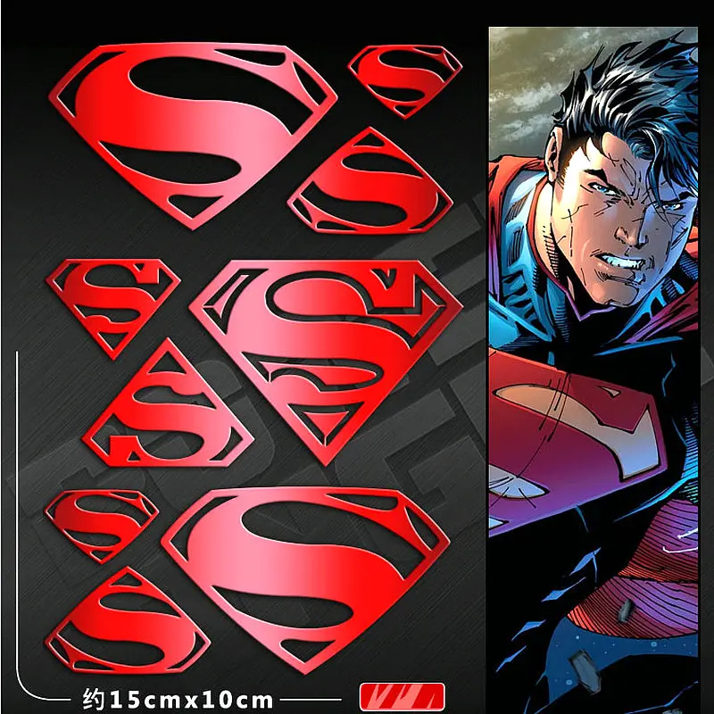 PowerAngel DIY 3D металлическая наклейка Бэтмен против Супермена: Dawn of Justice телефон ноутбук автомобиль водонепроницаемый наклейка игрушка наклейка s