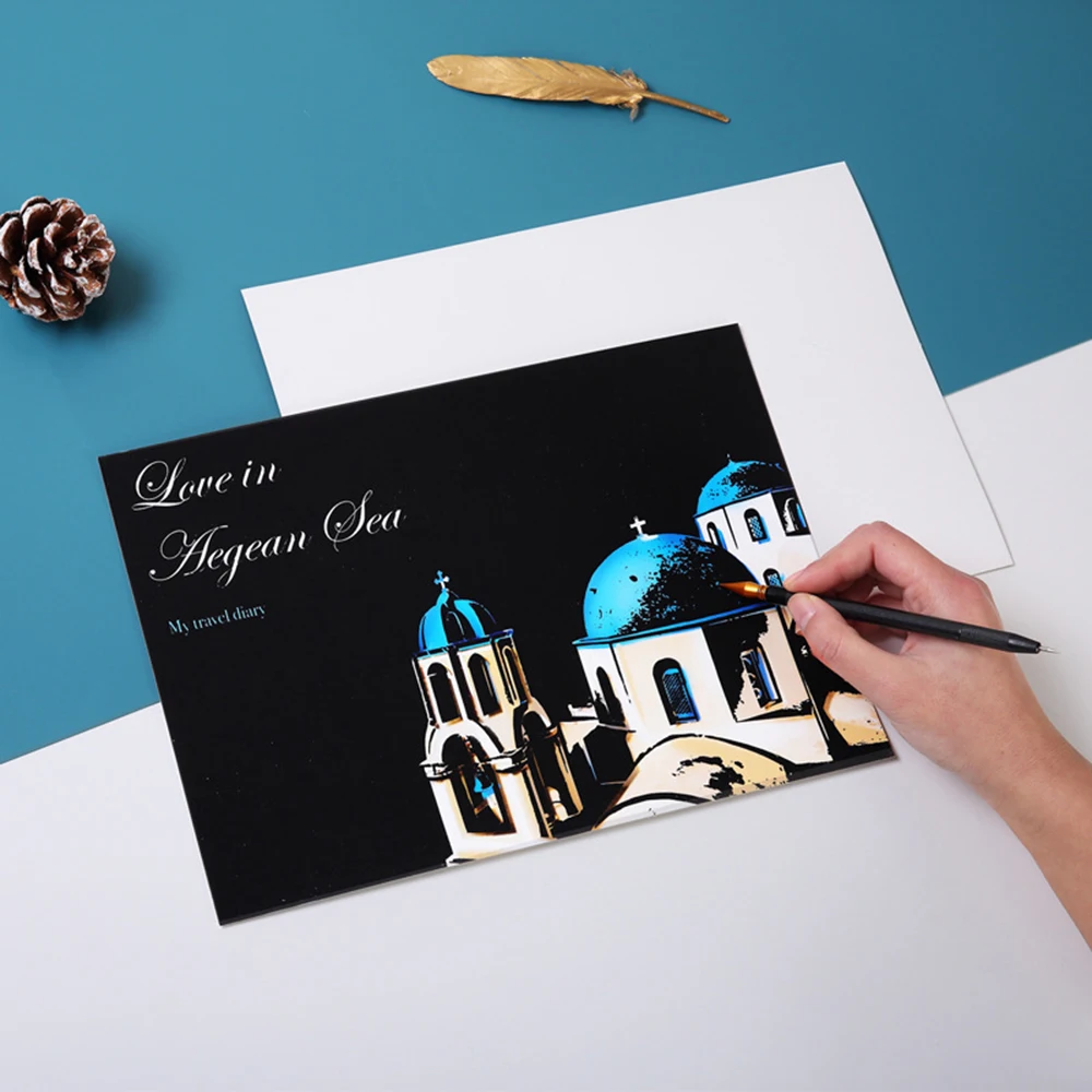 Игрушки для рисования сделай сам мини-заметки радужного цвета с деревянным