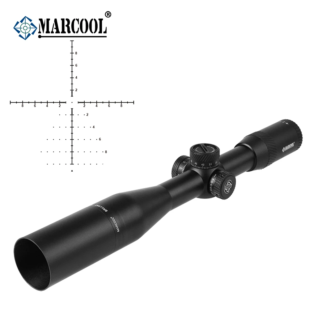 

MARCOOL BLT 12x44 SF гравированный сетчатый прицел тактический Коллиматорный оптический прицел 1/10 мил для винтовки страйкбольного оружия охоты. 223
