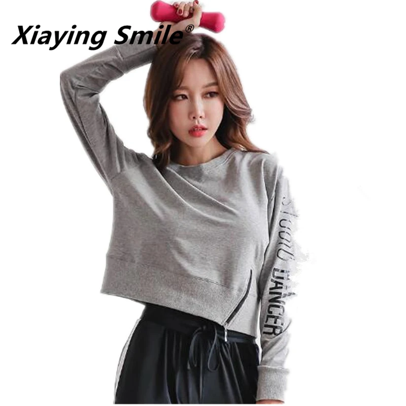 

Xiaying Smile женский дышащий полный свободный спортивный комплект Для Бега Йога летний Быстросохнущий тренажерный зал фитнес Йога комплект спо...