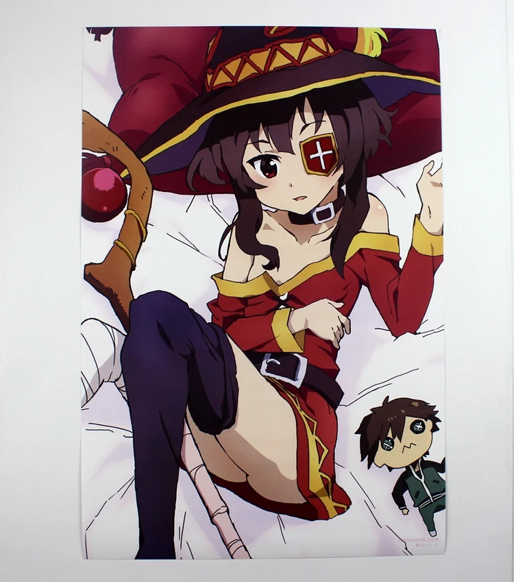 8 шт./лот аниме игрушки KonoSuba Бог благословение на этот чудесный мир плакаты
