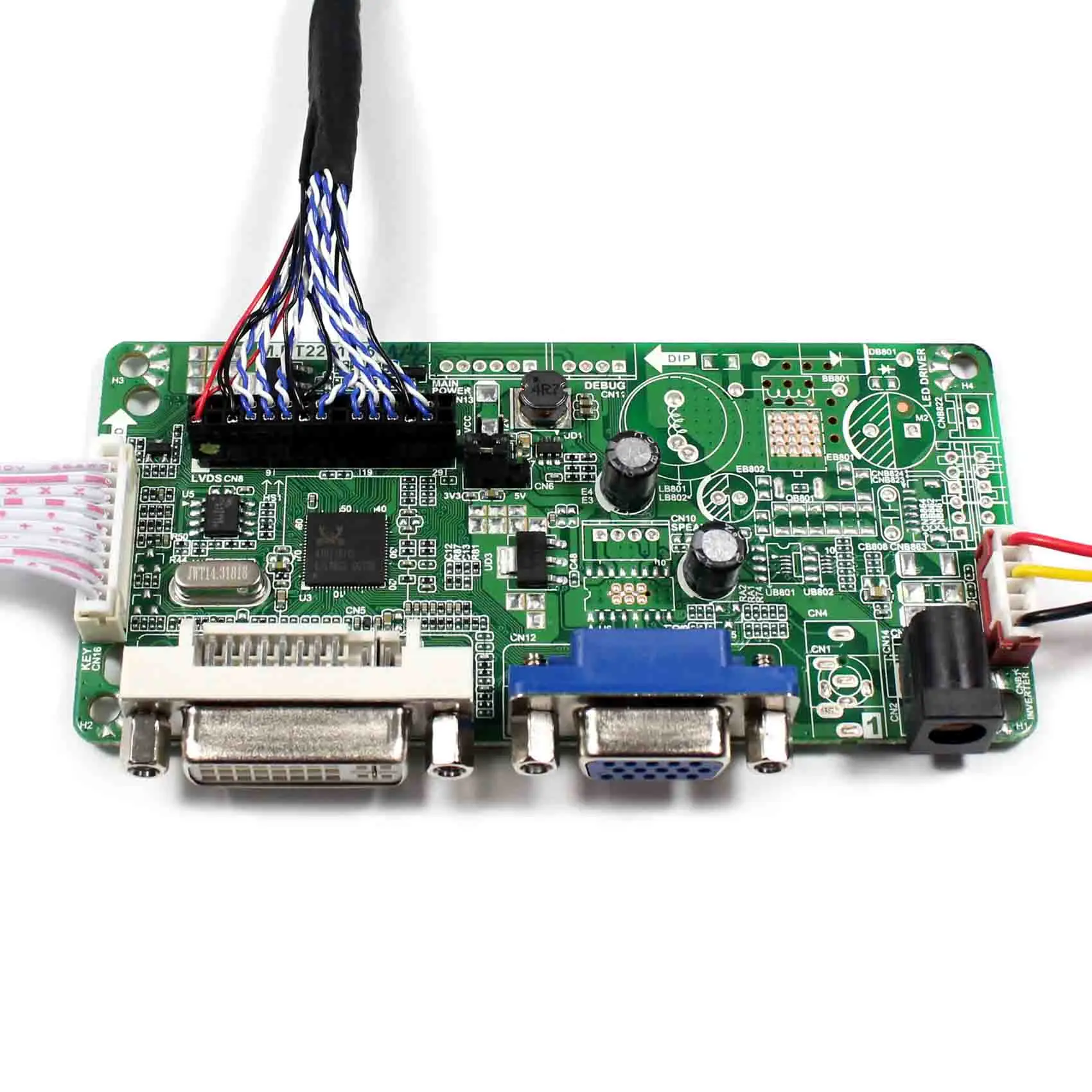 DVI VGA LCD плата контроллера для 17 1 дюймов 1440x900 B170PW04 B170PW07 2CCFL | Электроника